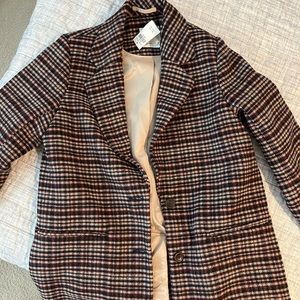 Abercrombie Wool blazer coat size M